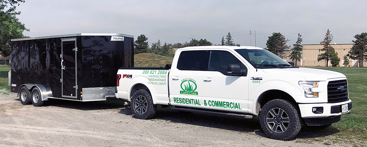 Precision Lawn Care Truck & Trailer